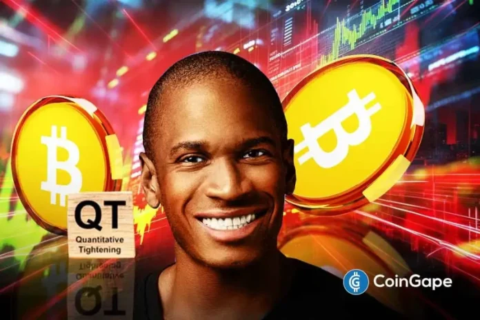 BitMEX co-founder Arthur Hayes has again commented on what’s next for the Bitcoin price as the flagship crypto continues to trade within the $80,000 range. Hayes alluded to improving liquidity, indicating that the bottom was in for BTC and predicting that the $80,000 support would hold. Hayes Reveals What’s Next For Bitcoin Amid Upcoming Fed
The post <a href="https://coingape.com/arthur-hayes-predicts-bitcoin-will-hold-above-80k-as-fed-ends-qt/">Arthur Hayes Predicts Bitcoin Will Hold Above $80k as Fed Ends QT</a> appeared first on <a href="https://coingape.com/">CoinGape</a>.