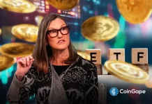 Cathie Wood’s Ark Invest Files for BTC, ETH, SOL, XRP, ADA Crypto Index ETF