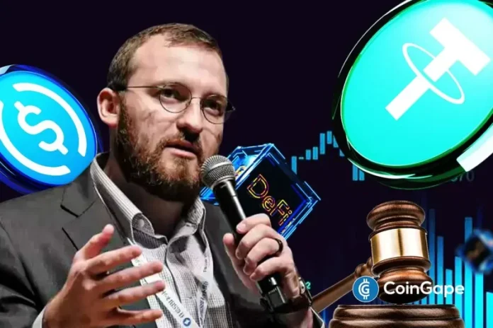 Cardano founder Charles Hoskinson has warned about passing the CLARITY Act, outlining reasons why the crypto bill doesn’t benefit the industry. He also noted that the bill could open the door for the SEC to shut down new crypto projects in the future. Cardano Founder Reiterates Warning Over CLARITY Act In an X broadcast, Hoskinson
The post <a href="https://coingape.com/cardano-founder-warns-over-clarity-act-cites-lack-of-protection-for-defi-stablecoins-prediction-markets/">Cardano Founder Warns Over CLARITY Act, Cites Lack of Protection for DeFi, Stablecoins, Prediction Markets</a> appeared first on <a href="https://coingape.com/">CoinGape</a>.