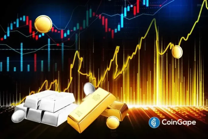 The market cap of the crypto-based tokenized commodities is close to reaching the $4 billion mark. This is largely due to the fact that Gold and Silver are performing extremely well in the markets, breaking new records. Gold and Silver Rally Provides Boost to Tokenized Commodities Blockchain-based tokenized commodities have appreciated with the rising trend
The post <a href="https://coingape.com/crypto-based-tokenized-commodities-near-4b-milestone-as-gold-and-silver-hit-record-highs/">Crypto-Based Tokenized Commodities Near $4B Milestone as Gold and Silver Hit Record Highs</a> appeared first on <a href="https://coingape.com/">CoinGape</a>.