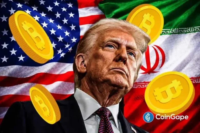 The crypto market is gearing up for a potential impact of the geopolitical tensions that are developing between the United States and Iran. This is coming as both countries are about to engage in talks regarding a deal before Trump’s deadline. Crypto Market on Alert Ahead of U.S.- Iran Negotiations According to Bloomberg, the US
The post <a href="https://coingape.com/crypto-market-on-edge-as-us-iran-hold-talks-ahead-of-trumps-war-deadline/">Crypto Market on Edge as US-Iran Hold Talks Ahead of Trump’s War Deadline</a> appeared first on <a href="https://coingape.com/">CoinGape</a>.