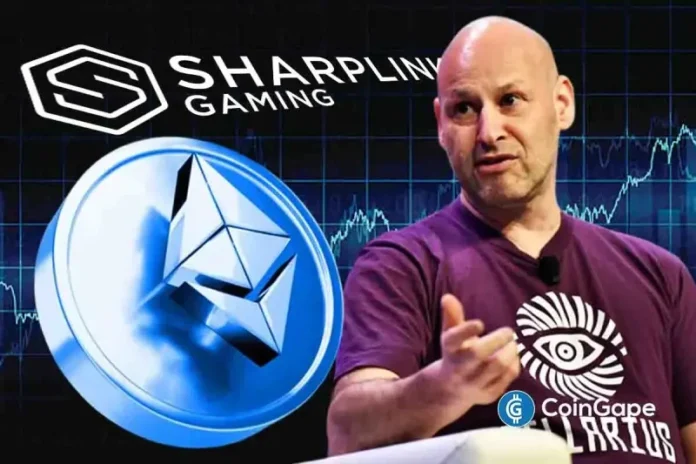 SharpLink Gaming, an Ethereum treasury company, has reportedly started selling its ETH holdings. Joe Lubin-backed company moved 4,364 ETH to a crypto exchange, on-chain platforms reported on Friday. Meanwhile, SBET stock extends its downfall to over 12% in a week after closing 8% lower on Thursday. SharpLink Gaming Dumps 4,364 ETH: On-Chain Platform In an
The post <a href="https://coingape.com/has-joe-lubins-sharplink-gaming-started-selling-eth-sbet-stock-tumbles-8/">Has Joe Lubin’s SharpLink Gaming Started Selling ETH? SBET Stock Tumbles 8%</a> appeared first on <a href="https://coingape.com/">CoinGape</a>.