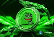 Pepe Coin Price Forms Multi-Year H&S Pattern as Whale Selling Intensifies