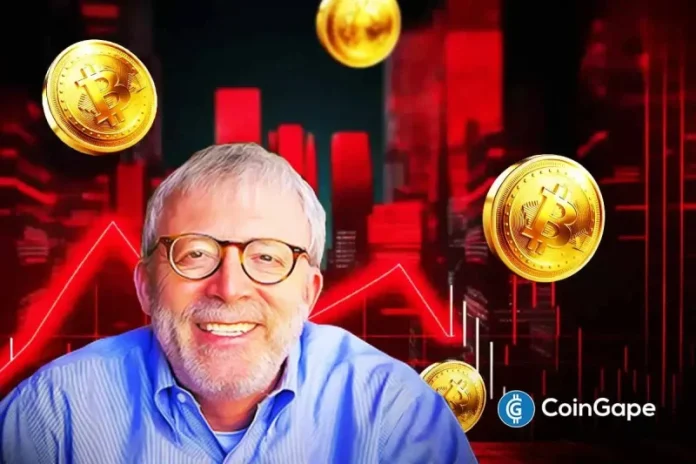 Veteran trader Peter Brandt has recently sparked a debate in the crypto market, predicting Bitcoin’s continued bearish trend. According to him, the Bitcoin price’s current cycle isn’t over yet and is poised to sustain till 2029. Aligning with the four-year cycle theory, BTC is likely to see its next bull run in September 2029, stated
The post <a href="https://coingape.com/bitcoin-crash-risk-mounts-as-peter-brandt-points-to-80-declines-in-every-major-cycle/">Bitcoin Crash Risk Mounts As Peter Brandt Points to 80% Declines in Every Major Cycle</a> appeared first on <a href="https://coingape.com/">CoinGape</a>.