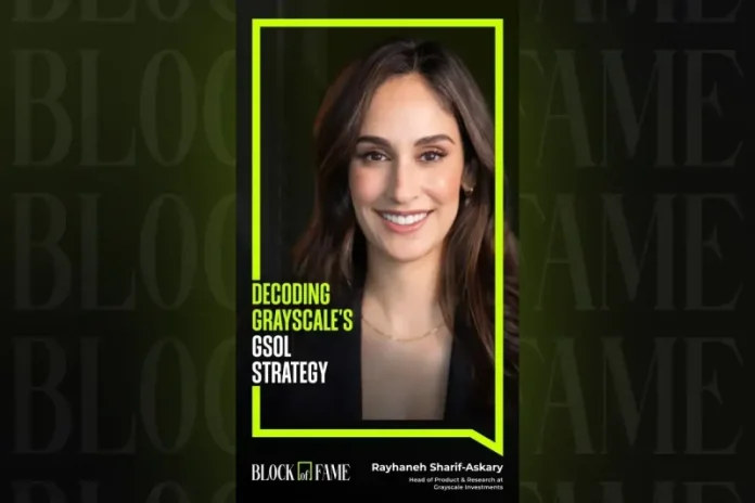 Grayscale Solana Trust ETF:- At Grayscale, our job is to help investors gain exposure to the emerging crypto ecosystem – and sometimes, that means building bridges before the market even knows it needs them. When we first launched our Solana product in 2021, the crypto conversation mainly revolved around NFTs – trading at a frenzied
The post <a href="https://coingape.com/block-of-fame/opinion/grayscale-solana-trust-etf-gsol-launch-was-years-of-research-and-dialogue-with-investors/">Grayscale Solana Trust ETF (GSOL) Launch Was Years of Research and Dialogue With Investors </a> appeared first on <a href="https://coingape.com/">CoinGape</a>.