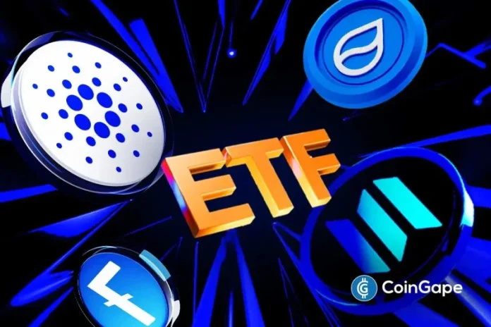 Institutional investors’ interest in altcoins has almost completely wiped out due to the delay in the U.S. SEC’s decision on multiple exchange-traded funds due to the prolonged U.S. government shutdown. A crypto funds flow report revealed massive outflow from altcoins, including Solana, Cardano, Litecoin, and Sui. Institutions Lose Interest in Solana, Cardano, Litecoin, Sui Flows
The post <a href="https://coingape.com/solana-cardano-litecoin-sui-etfs-delay-wipe-out-institutional-interest-coinshares/">Solana, Cardano, Litecoin, Sui ETFs Delay Wipe Out Institutional Interest: CoinShares</a> appeared first on <a href="https://coingape.com/">CoinGape</a>.