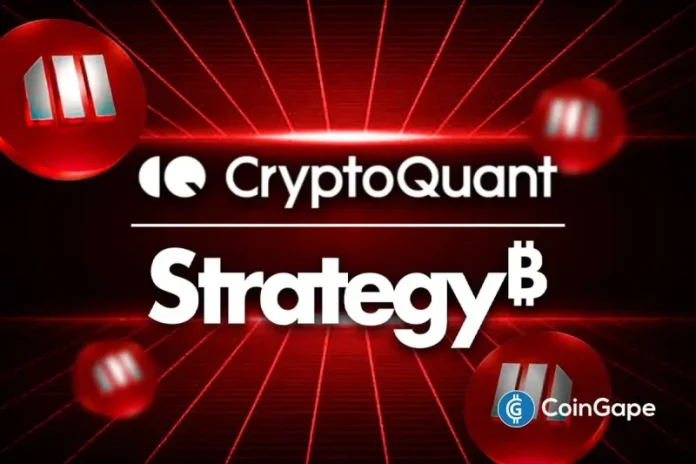A CryptoQuant analyst has disagreed with the market’s current outlook for Strategy. In his argument, he claims that investors are mispricing the firm’s Bitcoin treasury. He said the true value of MSTR can be way higher than the traders might think. “Market Misread the Signal”: Analyst Says MSTR Is Deep in Undervaluation CryptoQuant analyst Carmelo
The post <a href="https://coingape.com/news/stocks/the-market-got-it-wrong-cryptoquant-analyst-says-strategys-mstr-is-massively-undervalued/">“The Market Got It Wrong,” CryptoQuant Analyst Says Strategy’s MSTR is Massively Undervalued</a> appeared first on <a href="https://coingape.com/">CoinGape</a>.