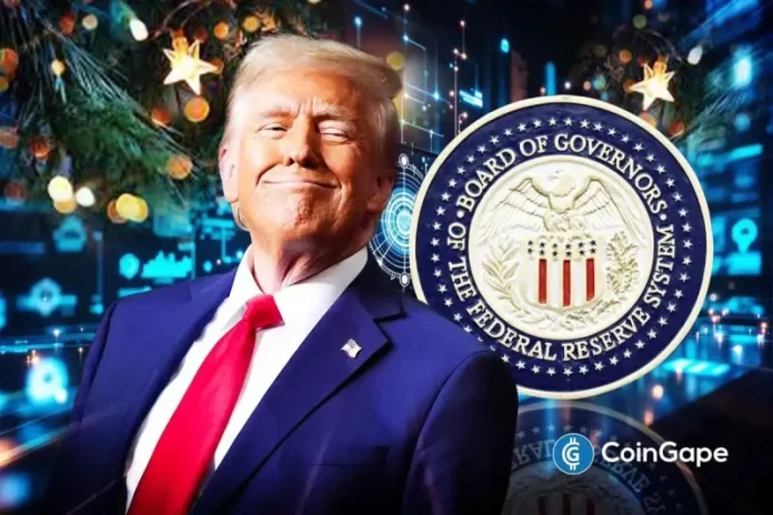 U.S. Treasury Secretary Scott Bessent has provided an update on when President Donald Trump may announce the next Fed Chair. This follows Trump’s statement that he may already have his pick to replace Jerome Powell, whose tenure ends next May. Crypto traders are currently betting against Trump making any announcement this year, but Kevin Hassett
The post <a href="https://coingape.com/donald-trump-may-name-next-fed-chair-before-christmas/">Donald Trump May Name Next Fed Chair Before Christmas: Scott Bessent</a> appeared first on <a href="https://coingape.com/">CoinGape</a>.