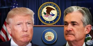 Trump vs. Powell: Crypto Traders Bet Against Fed Chair’s Indictment Despite DOJ Probe