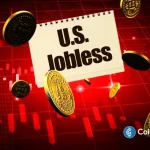 Breaking: U.S. Initial Jobless Claims Rise to 208K, Bitcoin Drops