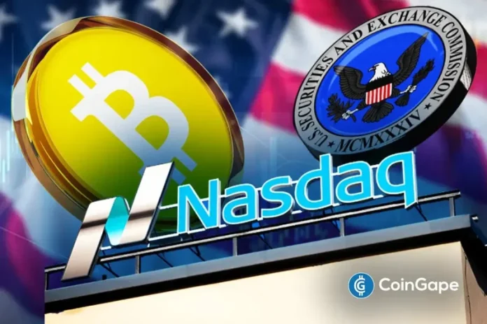 The US Securities and Exchange Commission (SEC) is moving forward with its review of a proposal to list and trade options on the Nasdaq Bitcoin Index. At the same time, the exchange is also seeking approval for FLEX options on the BlackRock Bitcoin ETF (IBIT) and the iShares Bitcoin Premium Income ETF. US SEC Advances
The post <a href="https://coingape.com/us-sec-deliberates-nasdaq-bitcoin-index-options-approval-amid-rising-derivatives-demand/">US SEC Deliberates Nasdaq Bitcoin Index Options Approval amid Rising Derivatives Demand</a> appeared first on <a href="https://coingape.com/">CoinGape</a>.