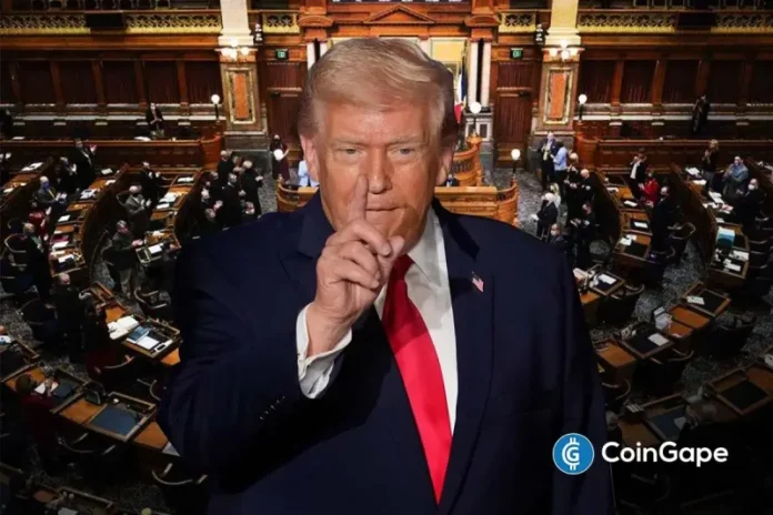 During a recent campaign event in Clive, Iowa, President Donald Trump took the opportunity to energize his supporters, kicking off his push for the 2026 midterm elections. Trump delivered an address in the Horizon Events Center on January 27, 2026, covering many topics but highlighting the accomplishments of his administration and outlining his policy perspective
The post <a href="https://coingape.com/trending/what-trump-said-in-iowa-meeting-top-highlights-and-important-announcements/">What Trump Said in Iowa Meeting: Top Highlights and Important Announcements</a> appeared first on <a href="https://coingape.com/">CoinGape</a>.