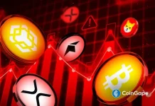 Crypto Market Crash: Here’s Why Bitcoin, ETH, XRP, BNB, SOL Falling Sharply Today