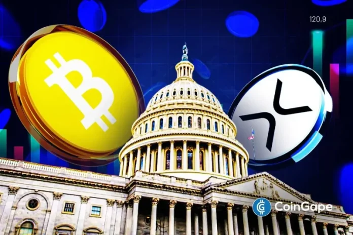 Bitcoin and XRP prices have surged following the US Senate’s cancellation of the crypto market structure bill markup. Bitcoin price surged past $97,000 after a strong 24-hour rally. XRP price also saw significant growth, rising above $2.10. The wider crypto market had gained 0.84% in the last 24 hours, building on a 7-day trend of
The post <a href="https://coingape.com/markets/bitcoin-and-xrp-price-prediction-as-us-senate-cancels-crypto-market-structure-bill-markup/">Bitcoin and XRP Price Prediction As US Senate Cancels Crypto Market Structure Bill Markup</a> appeared first on <a href="https://coingape.com/">CoinGape</a>.