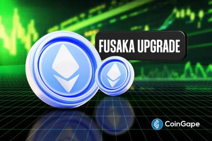 Ethereum (ETH) price has rallied past the $3,000 mark, gaining momentum ahead of the much-anticipated Fusaka Upgrade. Over the past 24 hours, the ETH Price recorded a 3% increase, supported by a broader crypto market recovery. The crypto market soared by 3.45% in the past 24 hours. As a result of a sharp recovery, the
The post <a href="https://coingape.com/markets/ethereum-price-rallies-above-3000-ahead-of-fusaka-upgrade-what-to-expect/">Ethereum Price Rallies Above $3,000 Ahead of Fusaka Upgrade: What to Expect?</a> appeared first on <a href="https://coingape.com/">CoinGape</a>.