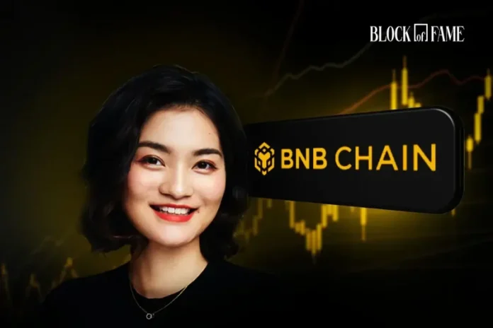 Nina Rong:- BNB Chain has dominated headlines recently with its renewed push into perpetuals, prediction markets, and high-frequency on-chain activity. The momentum is clearly reflected in its numbers: 24-hour chain revenue crossed $35,000, while chain fees surged past $350,000. Trading remains strong too, with perpetual volumes around $594 million and DEX volumes near $2 billion
The post <a href="https://coingape.com/block-of-fame/pulse/bnb-chain-taps-arbitrum-veteran-nina-rong-to-lead-ecosystem-growth/">BNB Chain Taps Arbitrum Veteran Nina Rong to Lead Ecosystem Growth</a> appeared first on <a href="https://coingape.com/">CoinGape</a>.